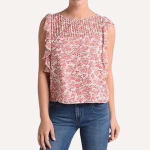 BB Dakota Rose My Mind Floral Top Sz XS NWT